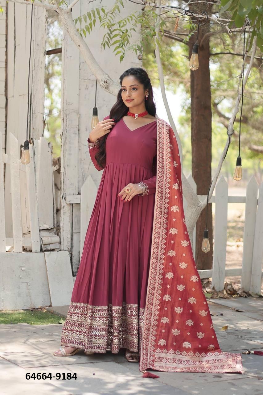 GOWNS WITH DUPATTA (Readymade)