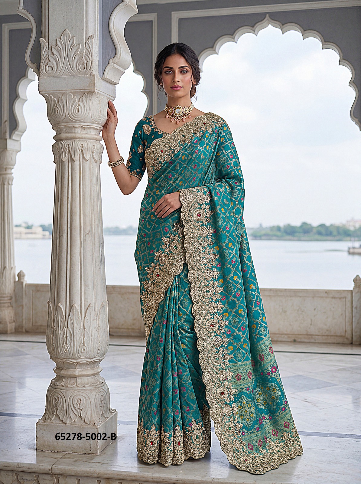 Ravishing  Banarasi Silk sari with blouse