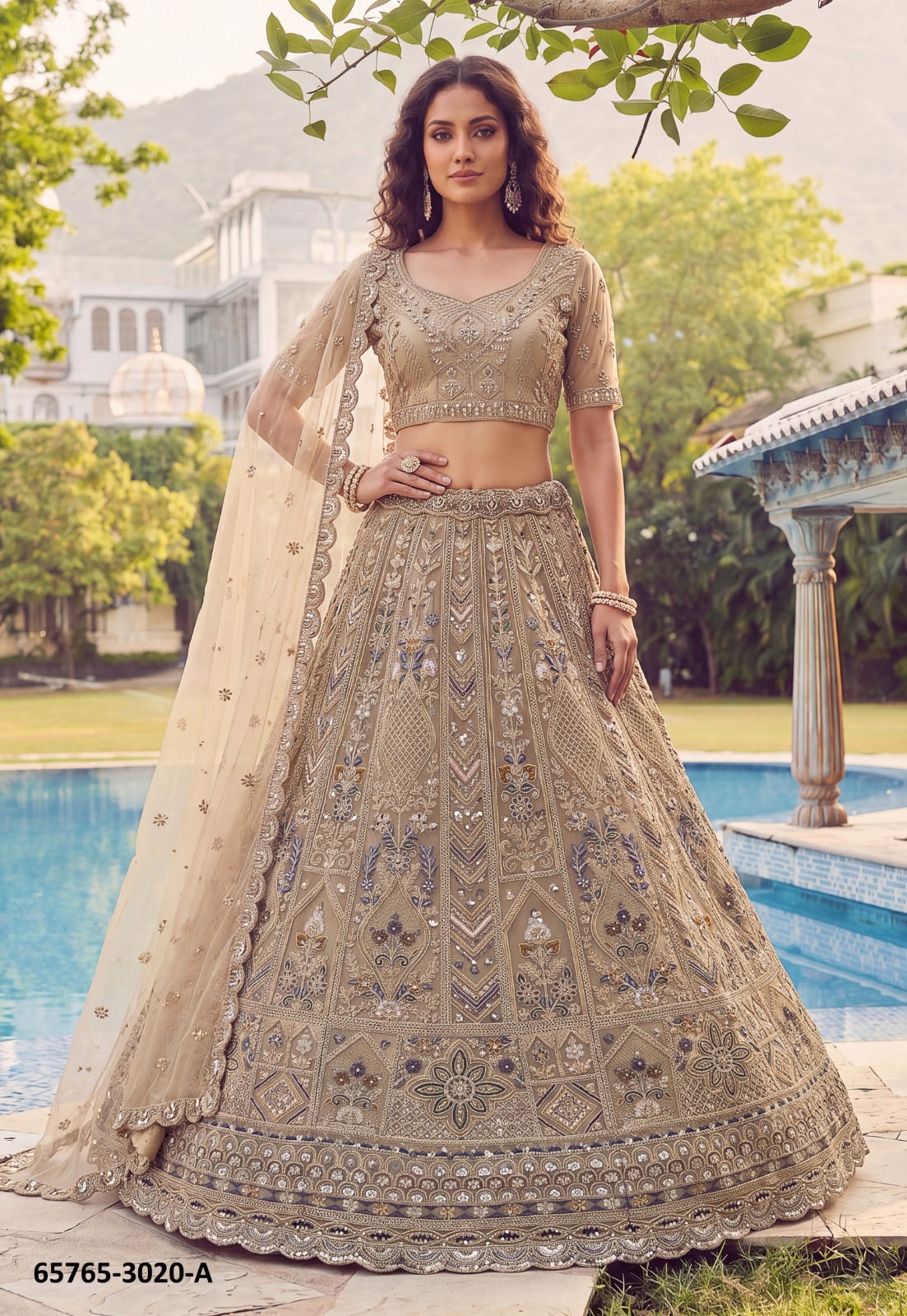 Alluring Reception Lahenga Choli