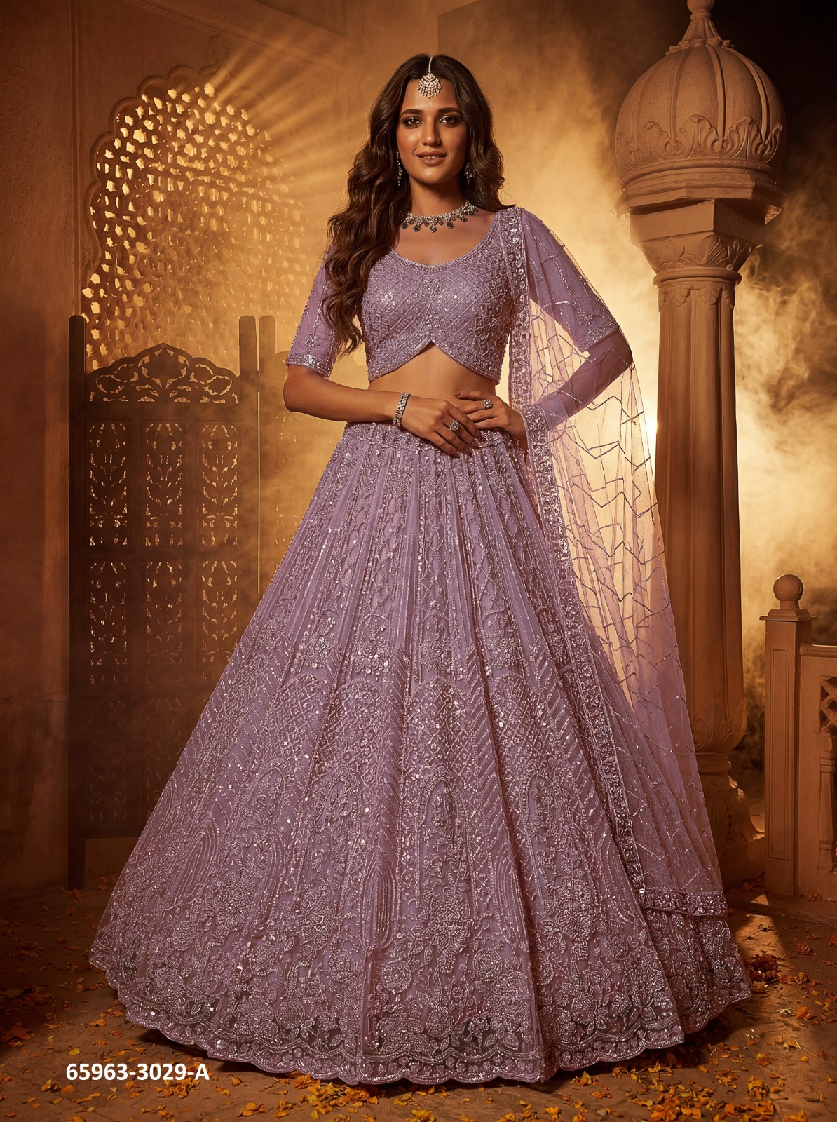 Magnifecent ReceptionlLahenga with dupatta