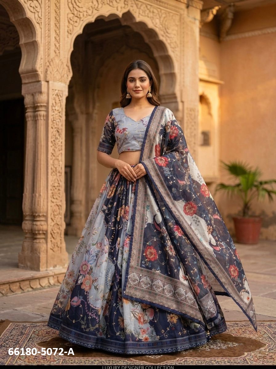 Alluring Floral Lahenga Choli