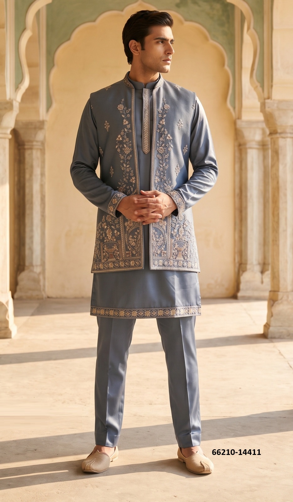 Magnificent Mena 3 Piece Kurta Pajama